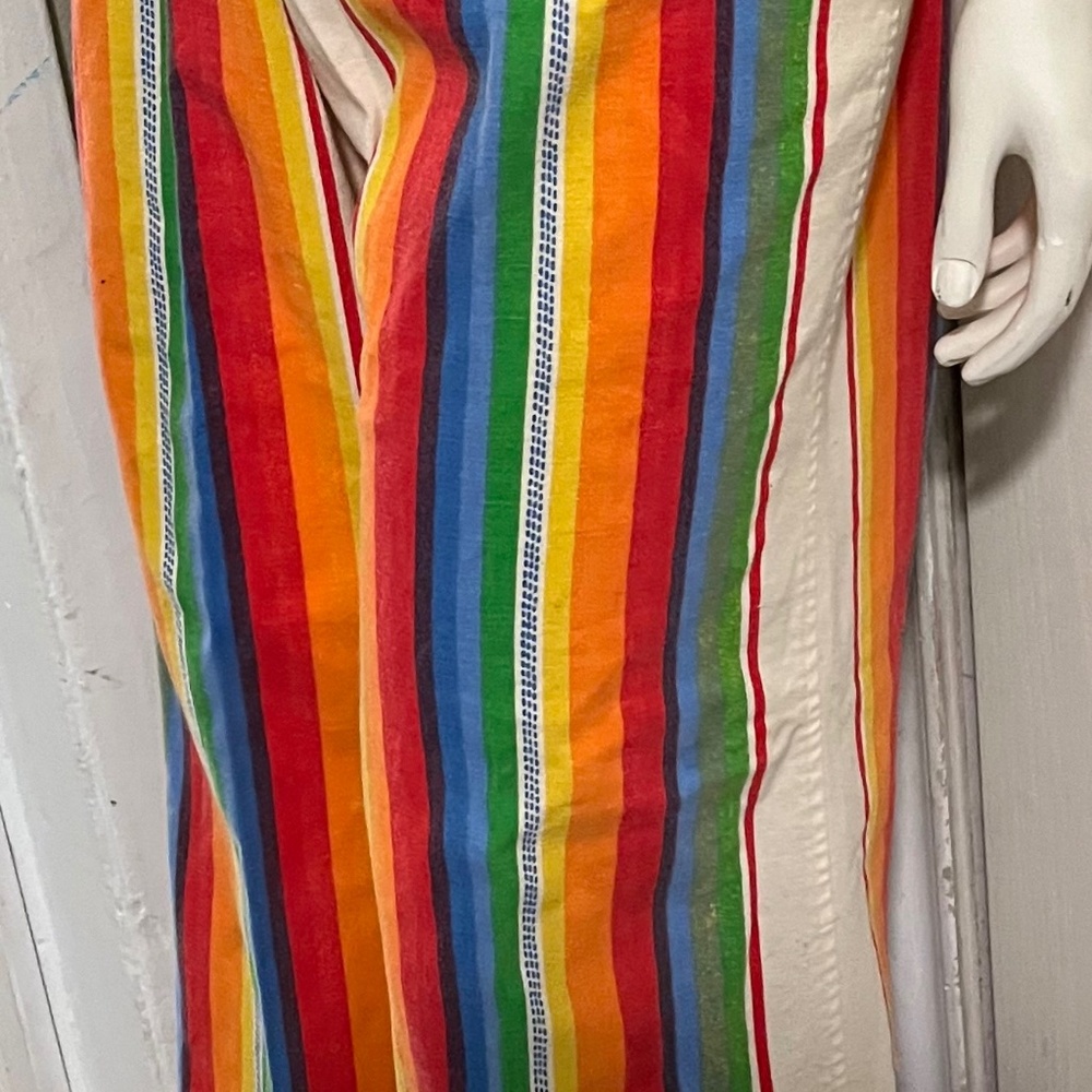 Vintage candy striped bell bottoms